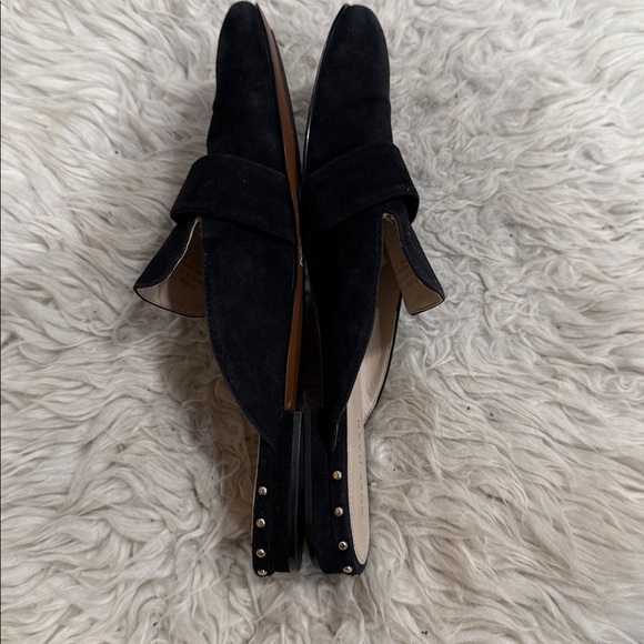 Cole Haan Deacon Black Suede Studded Loafer Mule Women’s Size 7.5 B - Picture 4 of 10
